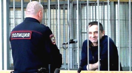 Тимур Хамхоев в военном суде Нальчика. Кадр видео "Кавказского узла"