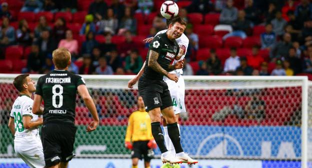 Матч чемпионата России по футболу между командами "Рубин" и "Краснодар". Фото: пресс-служба ФК "Рубин" http://www.rubin-kazan.ru/ru 