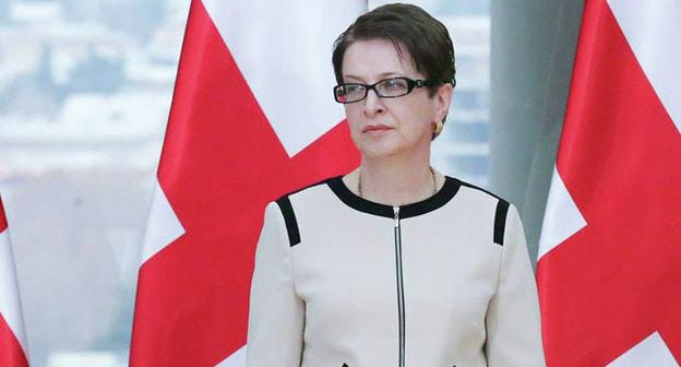 Нино Гвенетадзе. Фото: © FB / Giorgi Margvelashvili https://sputnik-georgia.ru/georgia/20150223/217397241.html