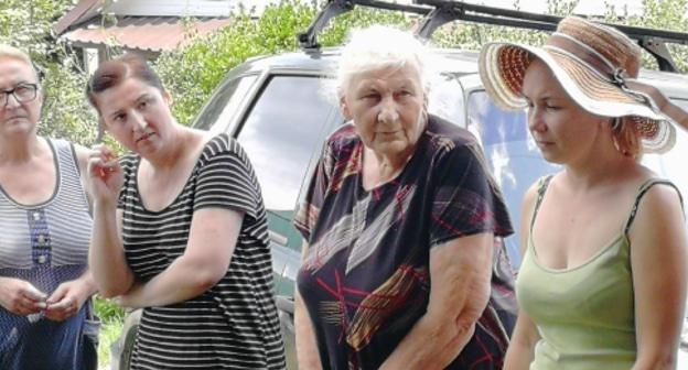 Члены садового товарищества "Чаевод" на сходе 5 августа 2018 года. Фото Светланы Кравченко для "Кавказского узла".