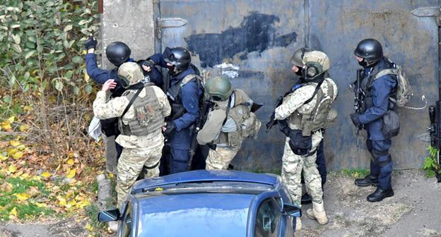 Спецоперация в Тбилиси. 22 ноября 2017 г. Фото: REUTERS/Irakli Gedenidze