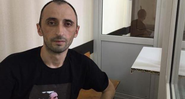 Михаил Савостин во время заседания в Минераловодском горсуде. 29 июня 2018 года. Фото предоставлено "Кавказскому узлу" адвокатом Виталием Зубенко