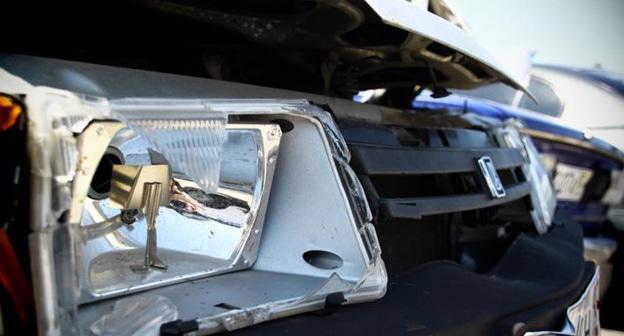 Машина после ДТП. Фото: Валентина Мищенко / Югополис