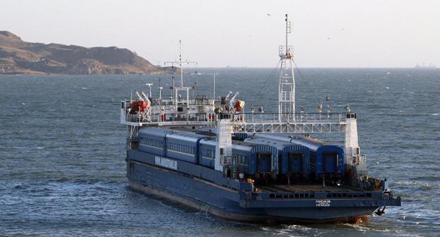 Паром на Керченской переправе. Фото © Sputnik . Юрий Лашов https://sputnik-abkhazia.ru/world/20151012/1015933987.html