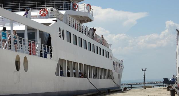 Паром на Керченской переправе. Фото Нины Тумановой для "Кавказского узла"