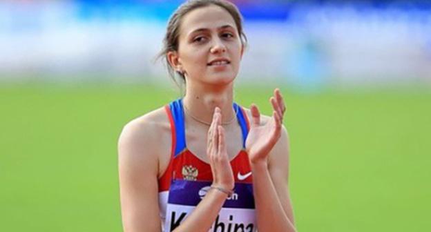 Мария Ласицкене (Кучина). Фото http://kbrria.ru/sport/mariya-kuchina-vnov-prygnula-vyshe-vseh-v-mire-19334