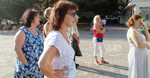 Жители микрорайона Донской на митинге в Сочи, 24 августа 2018 год. Фото Светланы Кравченко для "Кавказского узла".