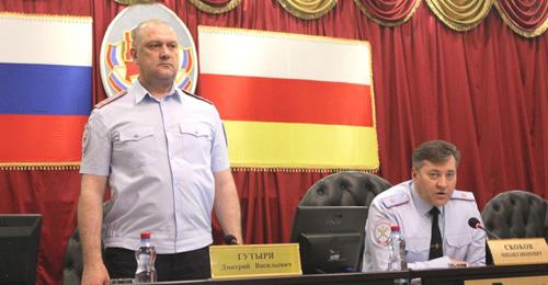 Дмитрий Гутыря (слева). Фото: Пресс-служба МВД по РСО-Алания - МВД России