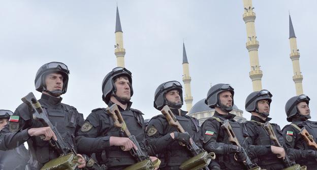 Военнослужащие Чеченской Республики. Фото: REUTERS/Host Photo Agency/RIA Novosti 