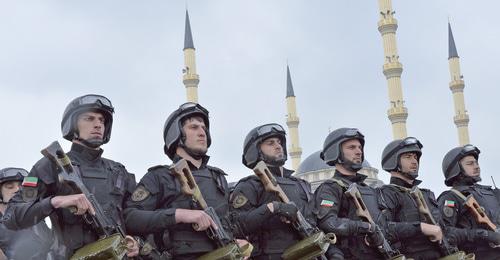 Военнослужащие Чеченской Республики. Фото: REUTERS/Host Photo Agency/RIA Novosti 