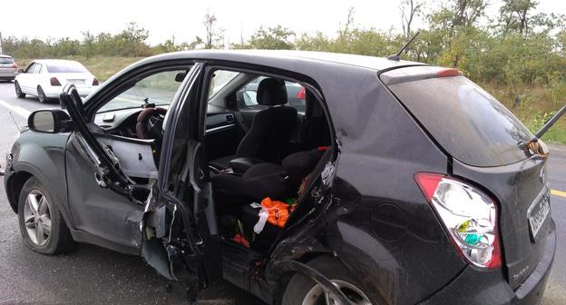 ДТП в Ростовской области. 31 августа 2018 г. Фото: Пресс-служба МЧС России