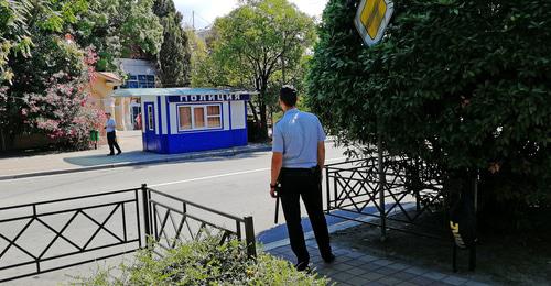 Сотрудники полиции. Фото Светланы Кравченко для "Кавказского узла"