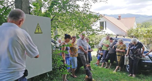 Садоводы садового товарищества "Чаевод". Фото Светланы Кравченко для "Кавказского узла"
