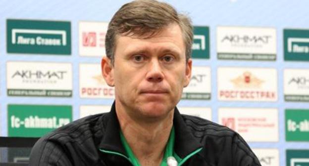 Игорь Ледяхов. Фото: пресс-служба ФК "Ахмат". http://fc-akhmat.ru/news