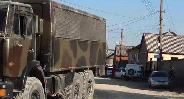 Спецоперация в Дагестане. 13 октября 2018 года. Фото: пресс-служба Национального антитеррористического комитета, http://nac.gov.ru/