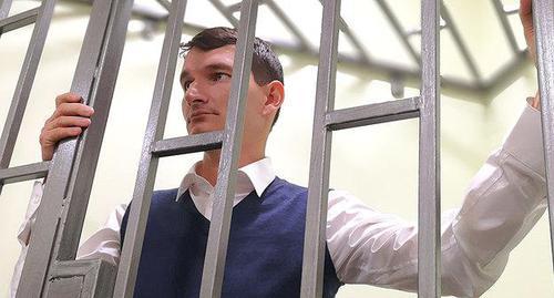 Александр Валов в зале суда. Фото Светланы Кравченко для "Кавказского узла"