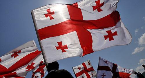 Грузинские флаги. Фото: REUTERS/David Mdzinarishvili 