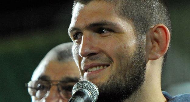 Чемпион UFC по легкому весу Хабиб Нурмагомедов. Фото  
Said Tsarnayev REUTERS 