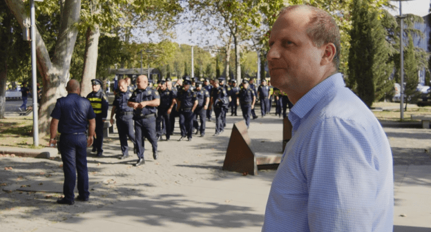 Зураб Джапаридзе. 20 октября 2018 года. Фото предоставлено "Кавказскому узлу" пресс-службой партии "Гирчи"