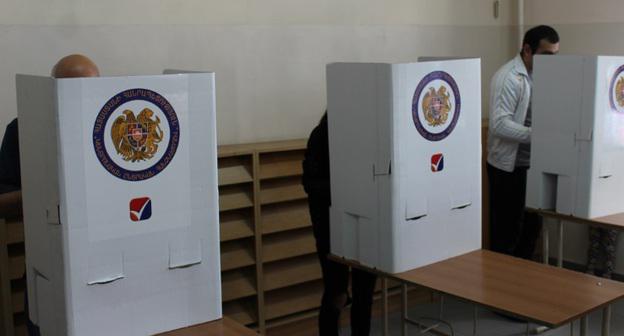 Голосование на местных выборах в Армении. Фото: Тигран Петросян для "Кавказского узла"