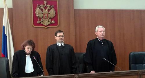 Оглашение решения суда. Фото Татьяны Филимоновой для "Кавказского узла"