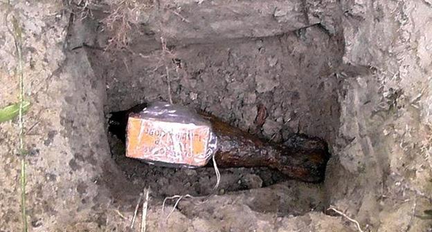 76-миллиметровый артиллерийский снаряд времен Великой Отечественной войны со следами коррозии. / Фото http://rosgvard.ru/ru/news/article/v-krasnodare-i-adygee-vzryvotexniki-omon-obsledovali-i-unichtozhili-boepripasy-vremen-velikoj-otechestvennoj-vojny