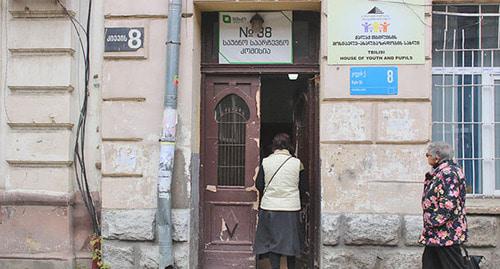 Избирательный участок. Тбилиси, 28 октября 2018 года. Фото Инны Кукуджановой для "Кавказского узла"