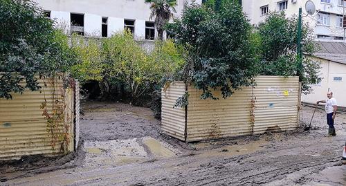 Последствия наводнения в Хосте. Фото Светланы Кравченко для "Кавказского узла".