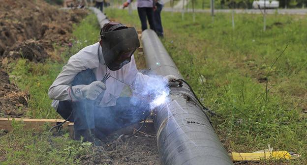 Ремонт водопроводных сетей. Грозный. Фото: официальный сайт мэрии Грозного http://grozmer.ru/