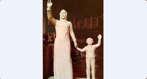 Макет памятника "Матери Дагестана".  Фото: страница администрации Махачкалы https://www.facebook.com/642337512537265/photos/a.642337549203928/1639720629465610/?type=3&theater
