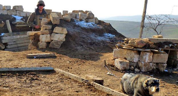 На линии соприкосновения в Нагорном Карабахе. Фото Алвард Григорян для "Кавказского узла"