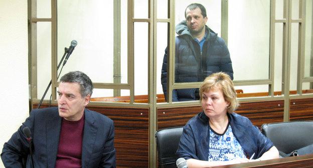 Андрей Виноградов и его адвокаты. Фото Константина Волгина для "Кавказского узла"
