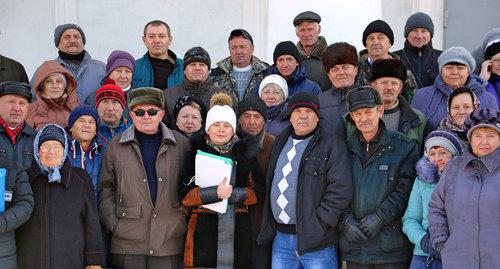Участники пикета в Гуково. 15 ноября 2018 года. Фото Вячеслава Прудникова для "Кавказского узла"