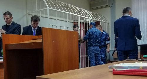 Участники процесса в Лазаревском районном суде. Фото Светланы Кравченко для "Кавказского узла"