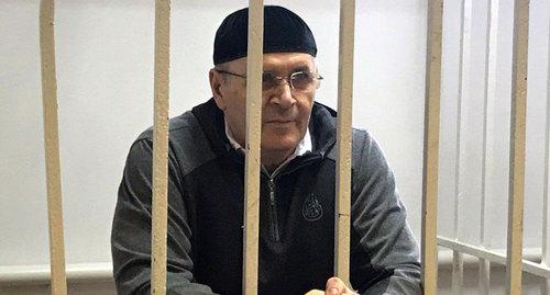 Оюб Титиев в суде, октябрь 2018 года. Фото Патимат Махмудовой для "Кавказского узла"