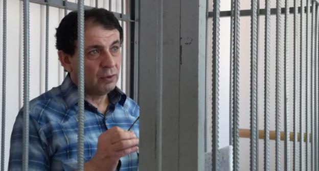 Юрий Гольдер в суде, июнь 2018 г. Фото Татьяны Филимоновой для "Кавказского узла"