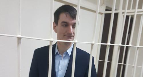 Александр Валов в суде. Сочи, 23 ноября 2018 года. Фото Светланы Кравченко для "Кавказского узла"