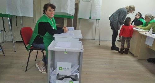 Избирательный участок 71, Тбилиси, 28 ноября 2018 года. Фото Инны Кукуджановой для "Кавказского узла"