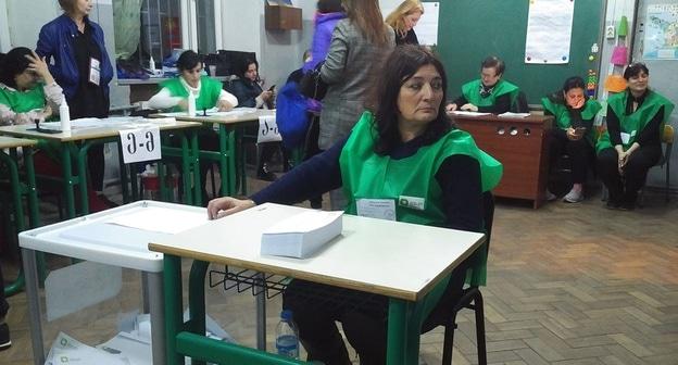 Избирательный участок №12. Тбилиси, 28 ноября 2018 года. Фото Григория Шведова для "Кавказского узла"