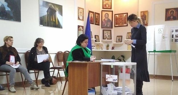 Избирательный участок №51. Тбилиси, 28 ноября 2018 года. Фото Григория Шведова для "Кавказского узла"