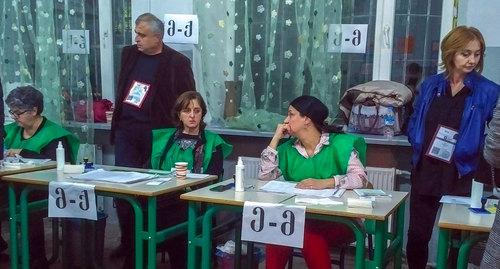 Избирательный участок №12. Тбилиси, 28 ноября 2018 года. Фото Григория Шведова для "Кавказского узла"