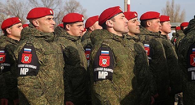 Батальон военной полиции. Фото: Пресс-служба ЧГТРК "Грозный" https://grozny.tv/news.php?id=29631