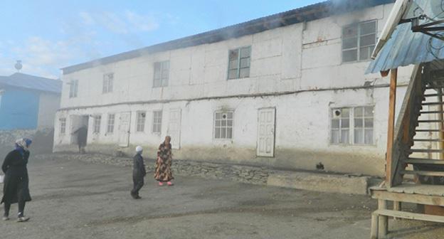 Аварийная школа. Дагестан. Фото: Пресс-служба Муниципалитета Цунтинского района