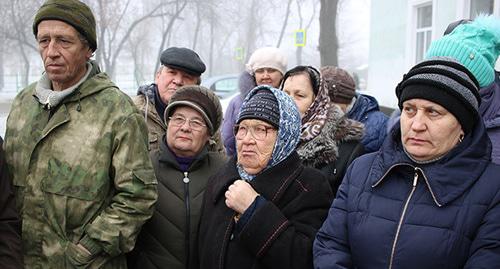 Митинг шахтеров в Гуково. 6 ноября 2018 г. Фото Вячеслава Прудникова для "Кавказского узла"