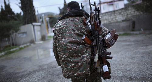 На линии соприкосновения в Нагорном Карабахе. Фото: REUTERS/Vahan Stepanyan/PAN Photo