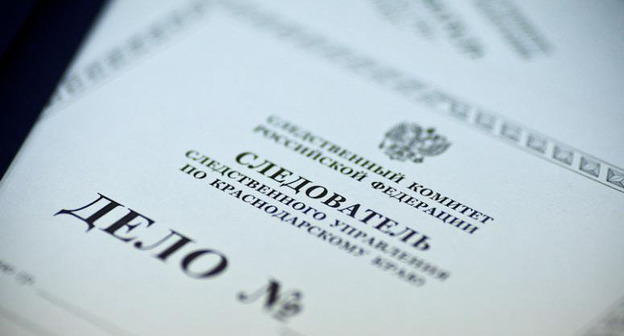 Папка с уголовным делом. Фото Федор Обмайкин / Югополис
