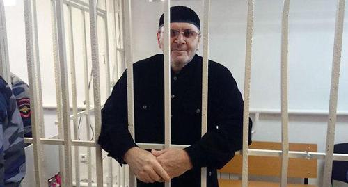 Оюб Титиев в суде. Фото предоставлено ПЦ "Мемориал"