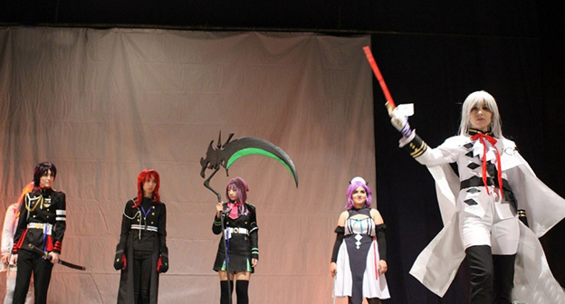 Участники аниме-фестиваля в Махачкале в 2016 году. Кадр видео "Аниме-фестиваль AniDag 2016" https://www.youtube.com/watch?v=4pEOVTG1fmc