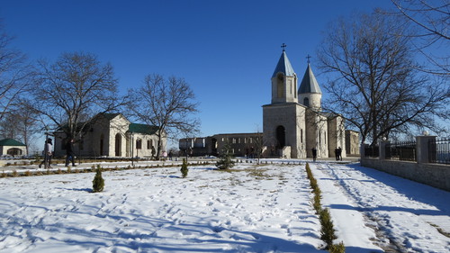 Храм Святого Иоанна Крестителя в Шуши. 6 января 2019 года. Фото Алвард Григорян для "Кавказского узла".