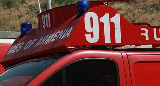 Автомобиль МЧС Армении. Фото http://www.mes.am/hy/accidents/item/2019/01/14/ognutyun1401/